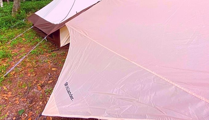 ウィングタープ ひし形 テントと連結しやすいタープ 使用感 レビュー Camp Shift